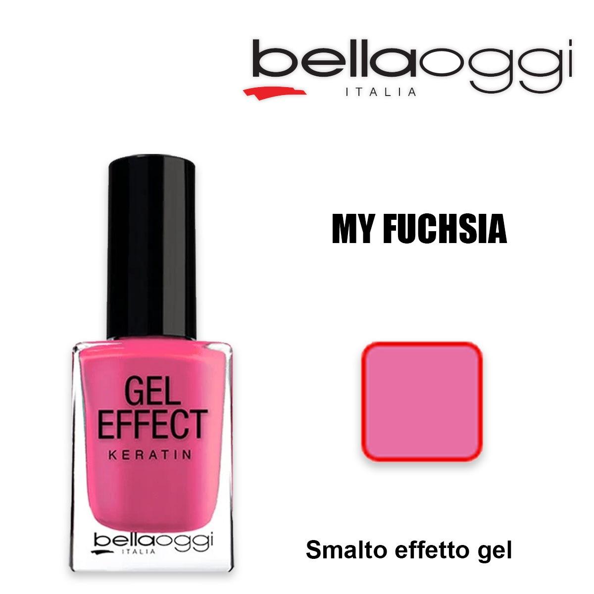 Wholesale Gel effect keratin smalto effetto gel con cheratina my fuchsia | Carsha