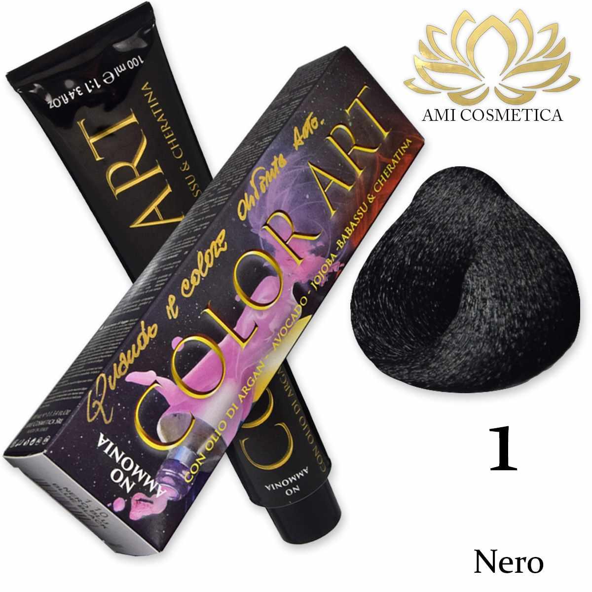Wholesale Color art senza ammoniaca 100 ml 1nero | Carsha