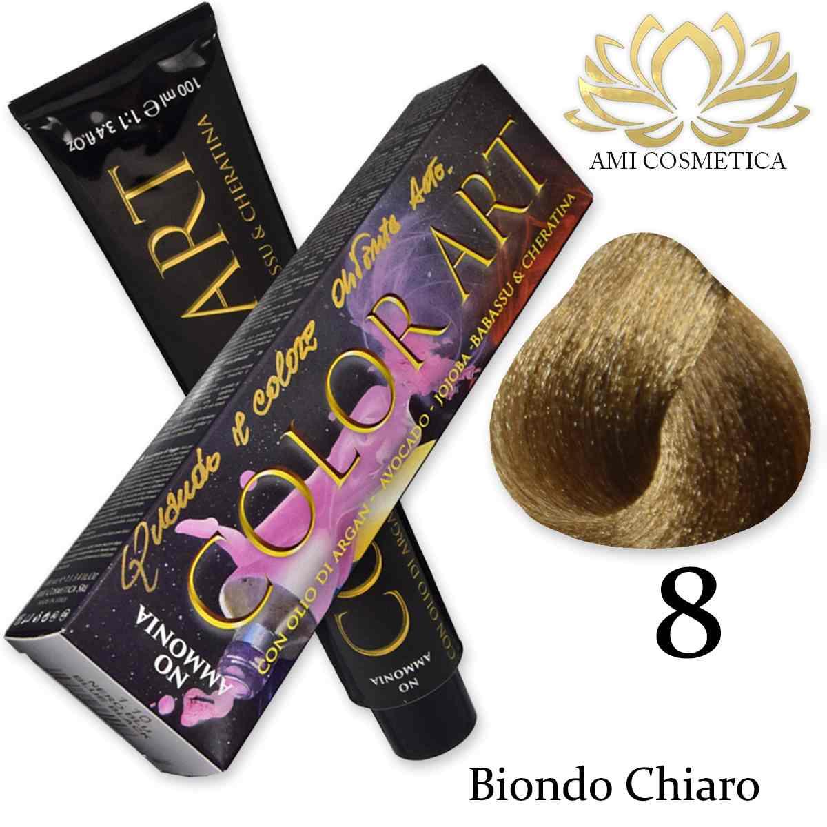 Wholesale Color art senza ammoniaca 100 ml 8 biondo chiaro | Carsha