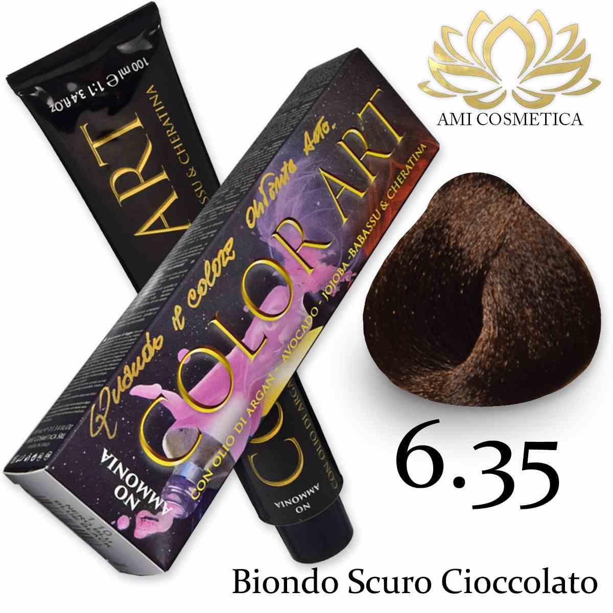 Wholesale Color art senza ammoniaca 100 ml 6.35 biondo scuro cioccolato | Carsha