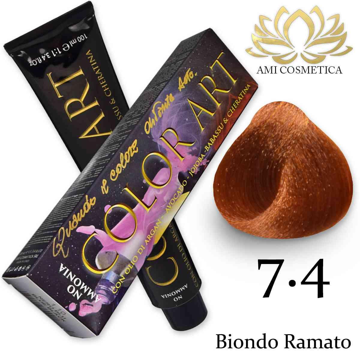 Wholesale Color art senza ammoniaca 100 ml 7.4 biondo ramato | Carsha