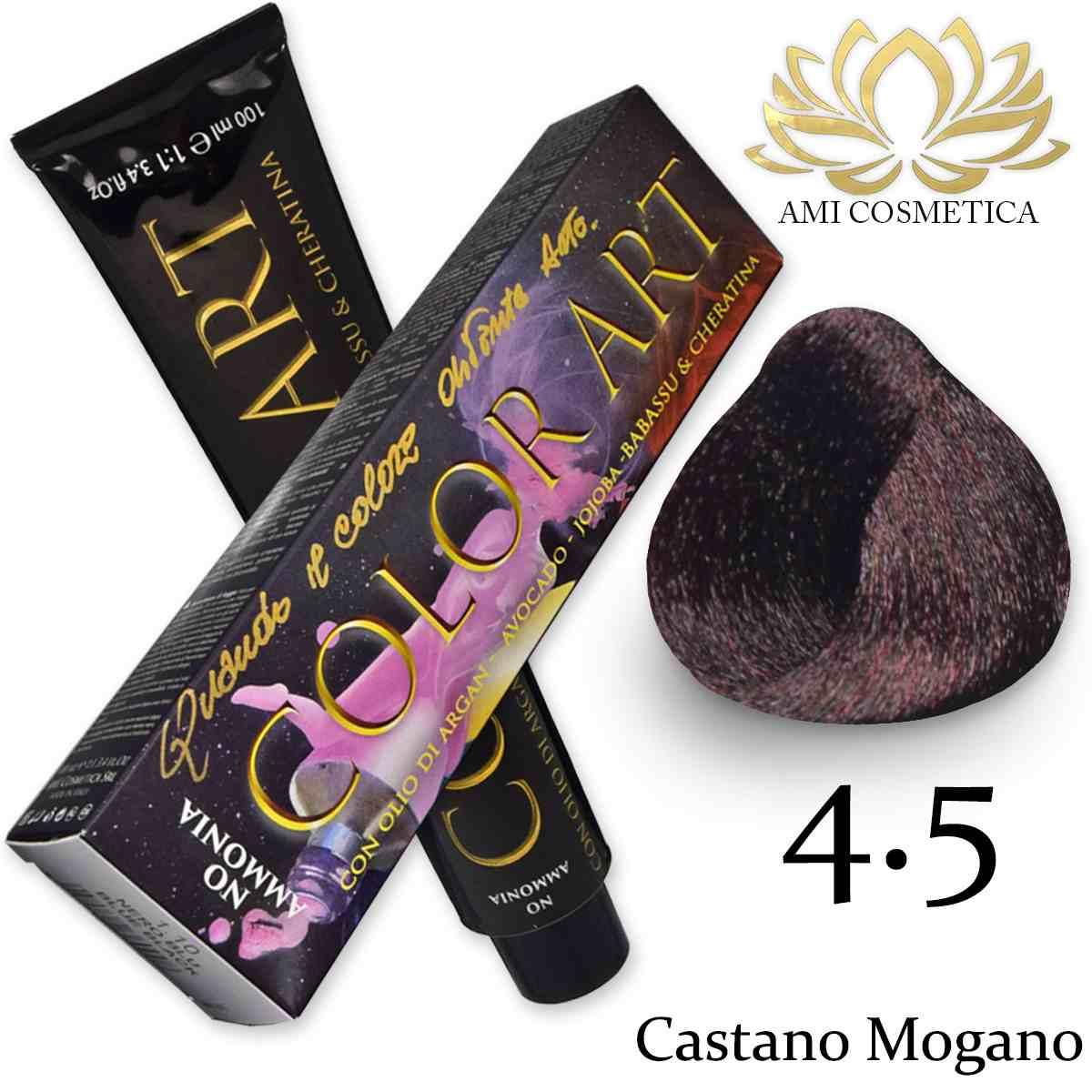 Wholesale Color art senza ammoniaca 100 ml 4.5 castano mogano | Carsha