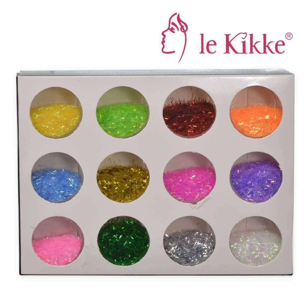 Wholesale Glitter per unghie box 12 barattolini | Carsha