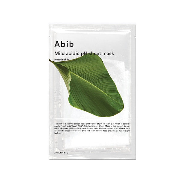 Wholesale Deal Abib - Mild Acidic pH Sheet Mask - Heartleaf Fit - 1pc | Carsha