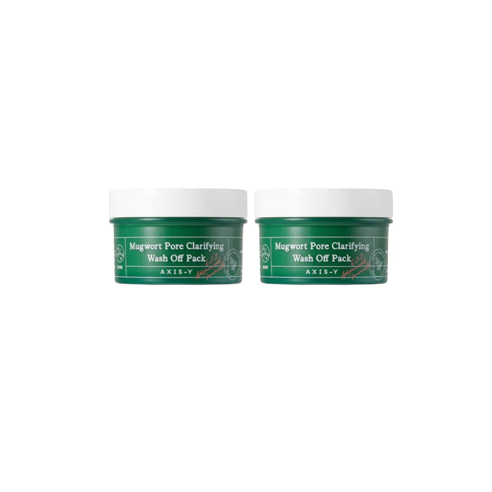 Wholesale AXIS-Y - Mugwort Pore Clarifying Wash Off Pack - 100ml 2ea Set | Carsha