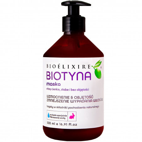 Wholesale Bioélixire Maschera rinforzante volumizzante stimolante Biotina | Carsha