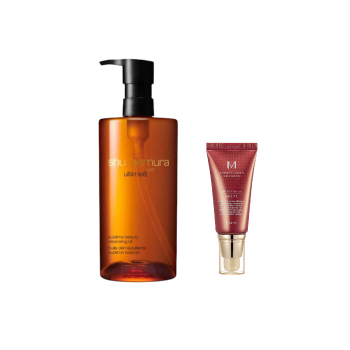 Wholesale Missha X Shu Uemura M Perfect Cover BB Cream #23 Natural Beige X Shu Uemura - Ultime8 Sublime Beauty Cleansing Oil 450ml | Carsha