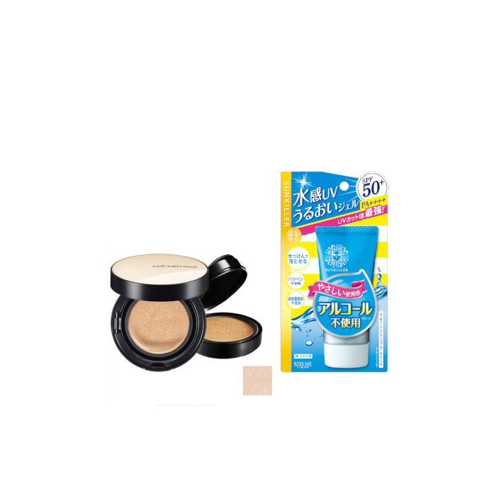 Wholesale ISEHAN - Kiss Me Sunkiller Perfect Water Essence SPF50+ PA++++ - 50g X Jung Saem Mool - Essential Skin Nuder Cushion - 14g+14g | Carsha