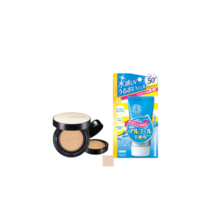Wholesale ISEHAN - Kiss Me Sunkiller Perfect Water Essence SPF50+ PA++++ - 50g X Jung Saem Mool - Essential Skin Nuder Long Wear Cushion | Carsha