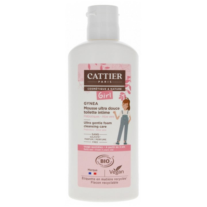 Cattier Gynea Girl Schiuma detergente intima ultra delicata biologica 150 ml