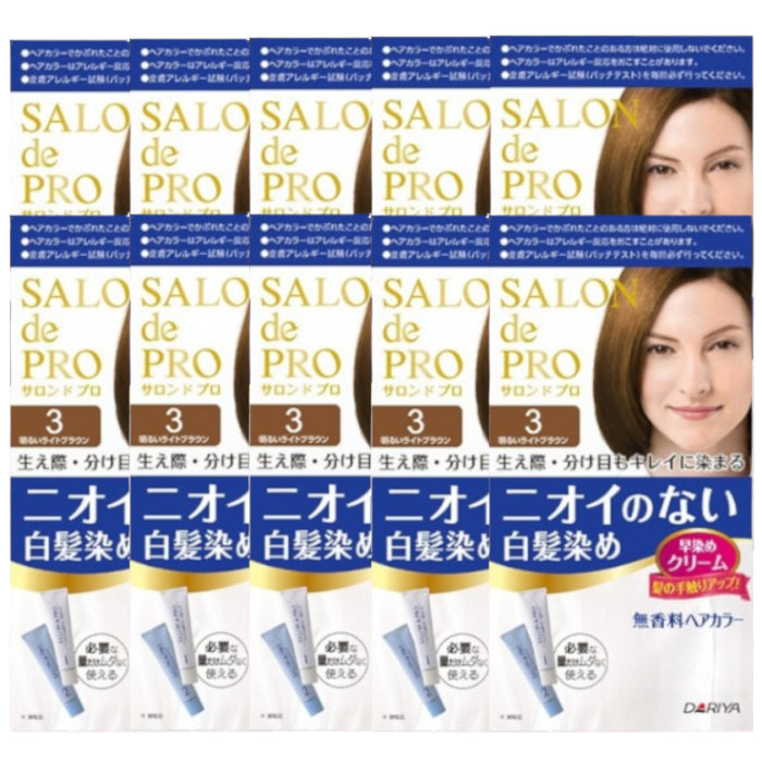 Wholesale Dariya Salon De Pro - Hair Color Cream - 1box - 3 Bright light brown 10ea Set | Carsha