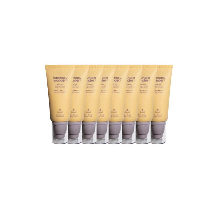 Wholesale Deal haruharu wonder - Black Rice Moisture Airyfit Daily Sunscreen SPF50+ PA++++ - 50ml 8ea Set | Carsha