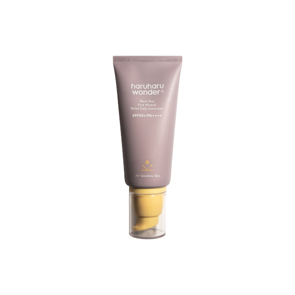 Wholesale Deal haruharu wonder - Black Rice Pure Mineral Relief Daily Sunscreen SPF50+ PA++++ - 50ml | Carsha