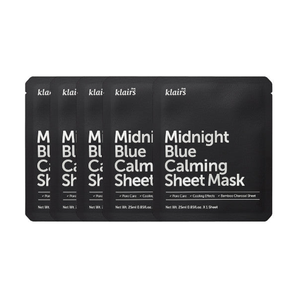 Wholesale Dear, Klairs - Midnight Blue Calming Sheet Mask - 5pcs | Carsha