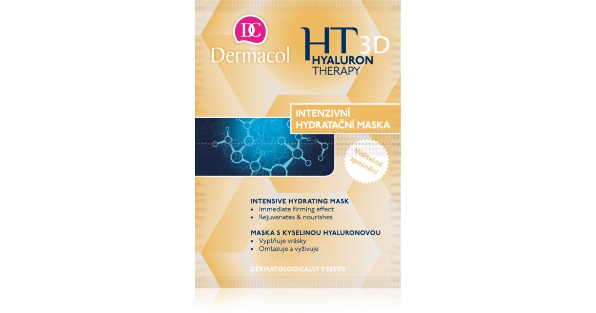 Dermacol Maschera idratante intensa e rimodellante (HT 3D Intensive Hydrating Mask) 2 x 8 ml
