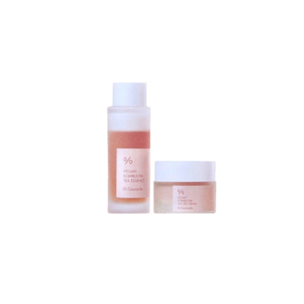 Wholesale Dr.Ceuracle - Vegan Kombucha Tea Beginning Set Vegan Kombucha Tea Essence +Vegan Kombucha Tea Gel Cream - 50ml + 30g | Carsha