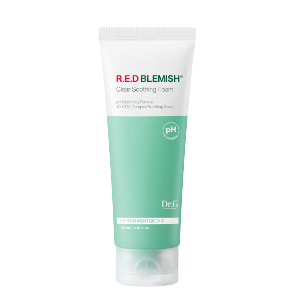 Wholesale Dr.G - R.E.D Blemish Clear Soothing pH Cleansing Foam - 150ml - White | Carsha