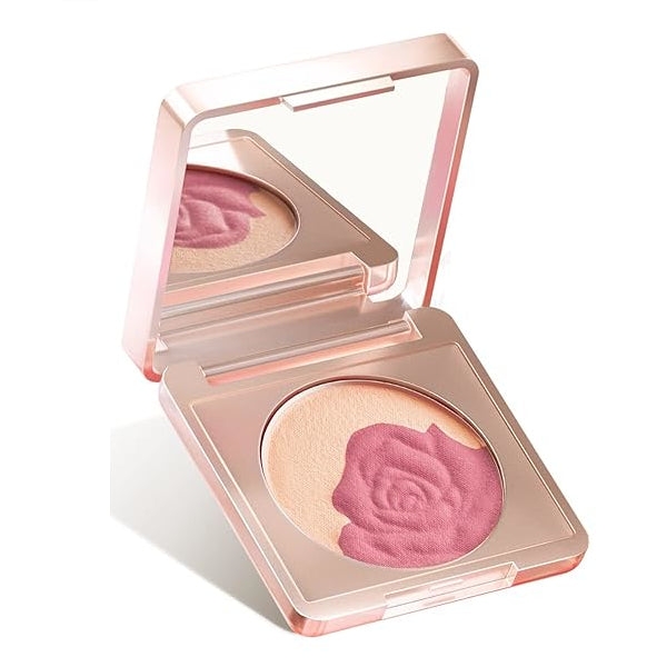 Florasis - Floral Dew Care Cream-To-Powder Blush - 4g - 08 Moonlight Rose