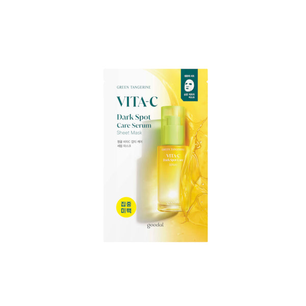 Wholesale Goodal - Green Tangerine Vita-C Dark Spot Care Serum Sheet Mask - 30ml*1pc | Carsha