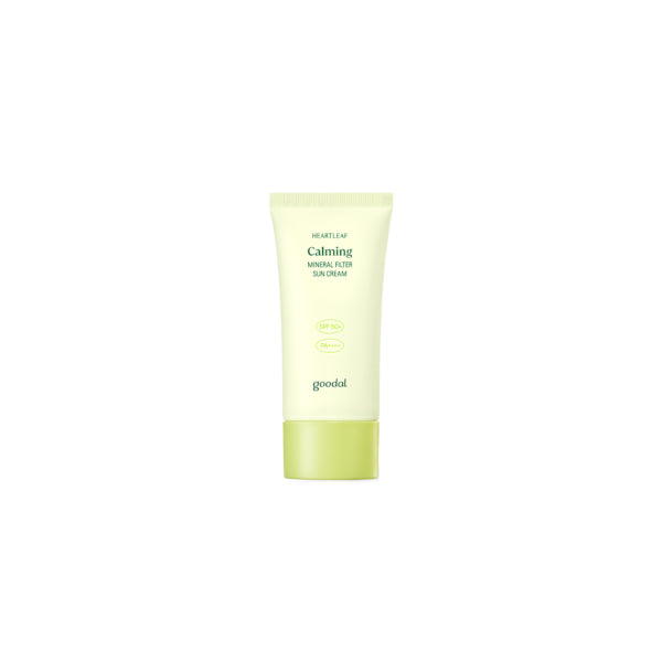 Wholesale DEAL Goodal - Heartleaf Calming Mineral Filter Sun Cream SPF50+ PA++++ - 50ml | Carsha