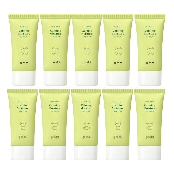 Wholesale Goodal - Heartleaf Calming Moisture Sun Cream SPF50+ PA++++ - 50ml 10ea Set | Carsha