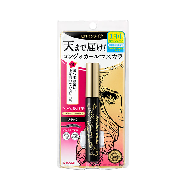 Wholesale ISEHAN - Kiss Me Heroine Make Long & Curl Super Waterproof Mascara New Version - 6g - 01 Black | Carsha