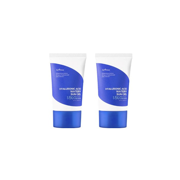 Wholesale Deal Isntree - Hyaluronic Acid Watery Sun Gel SPF50+ PA++++ - 50ml*2ea | Carsha
