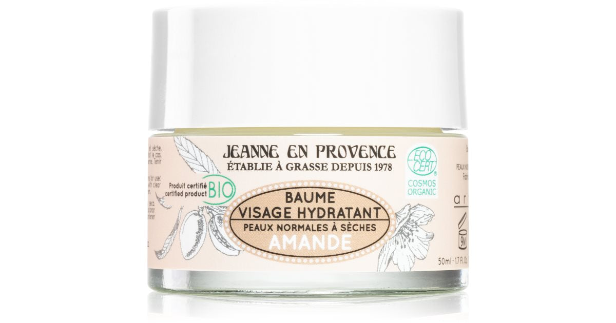 Jeanne en provence Balsamo viso idratante bio Mandle (Balsamo viso idratante) 50 ml