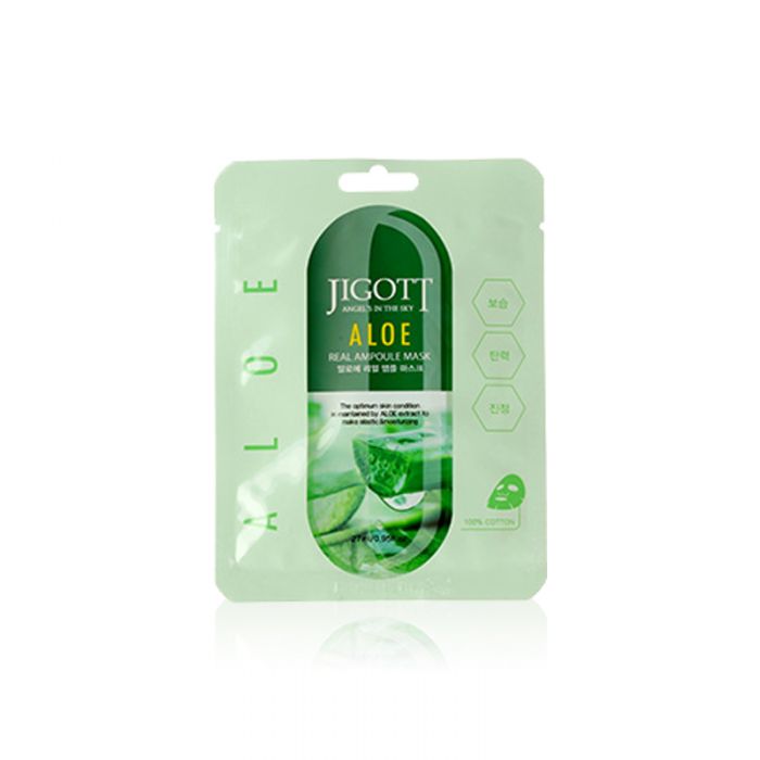 Wholesale Deal Jigott - Real Ampoule Mask Aloe - 1pc | Carsha