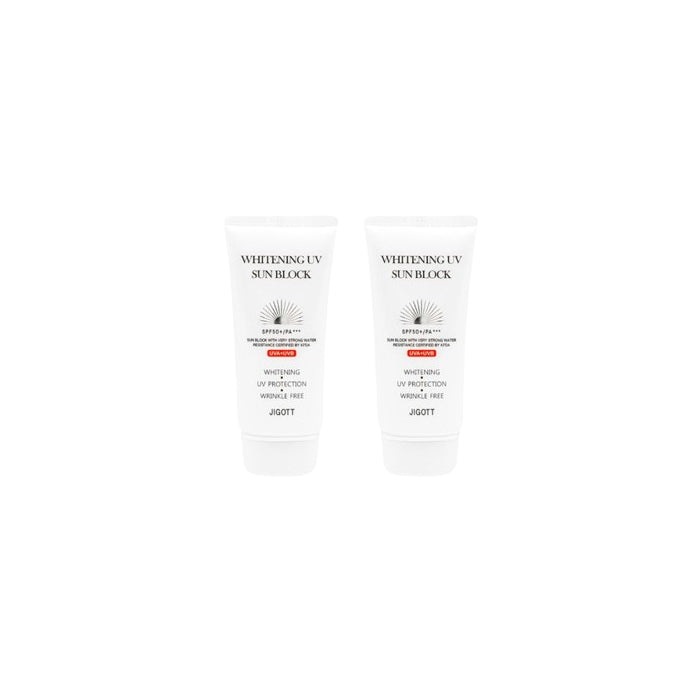 Wholesale JIGOTT - Whitening UV Sun Block SPF 50+/PA+++ 2ea Set | Carsha