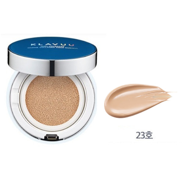 Wholesale KLAVUU - Blue Pearlsation High Coverage Marine Collagen Aqua Cushion SPF50+ PA+++ - 12g - No. 23 | Carsha