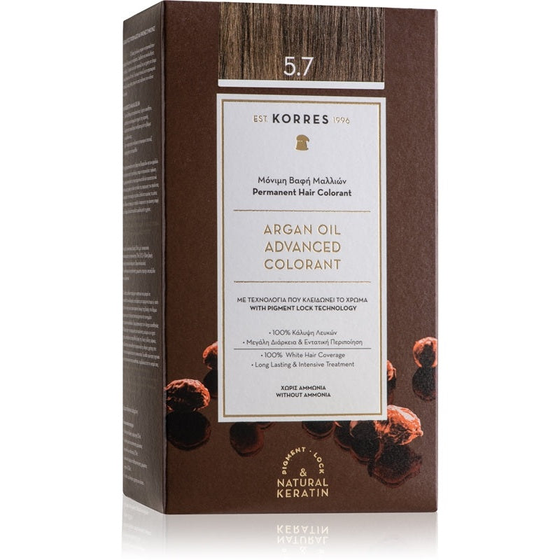 Wholesale Colorazione Permanente Con Olio Di Argan Korres - 5.7 Catena CHIARO MARRONE | Carsha