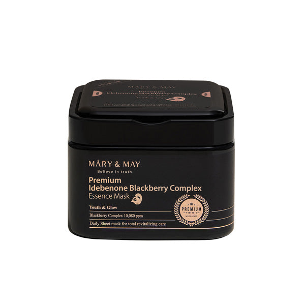 Wholesale Mary&May - Premium Idebenone Blackberry Complex Essence Mask - 20EA/250g | Carsha