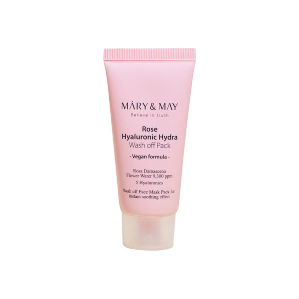 Wholesale Mary&May - Rose Hyaluronic Hydra Wash Off Pack - 30g | Carsha