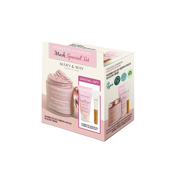 Wholesale Mary&May - Vegan Rose Hyaluronic Mask Special Set - 125g+30g | Carsha