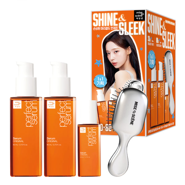 Wholesale miseenscéne - Perfect Serum Original with Hair Brush Special Set Limited Edition - 1set 4items | Carsha