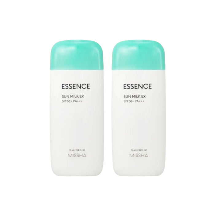 MISSHA - All Around Safe Block Essence Sun Milk EX (SPF50+ PA+++) (2ea) Set