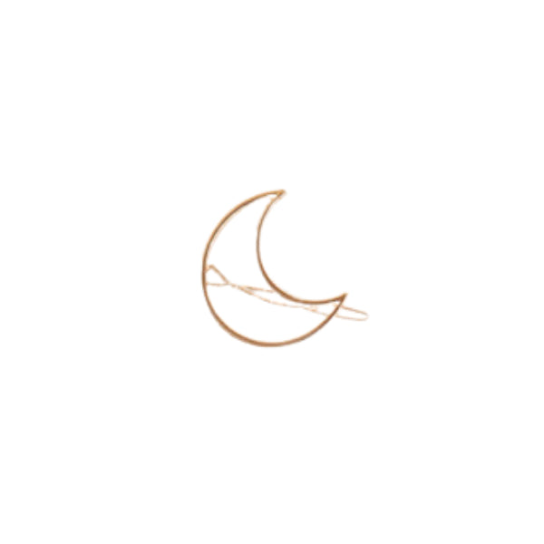 Wholesale MsBlossom - Wirework Hair Clip - 1pc - Moon | Carsha