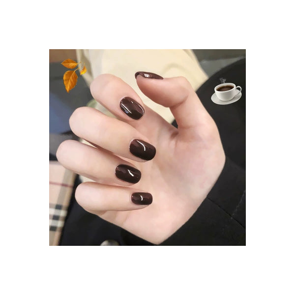 Wholesale Nail Girl - Stain Nail Tips - One Size - Brown | Carsha