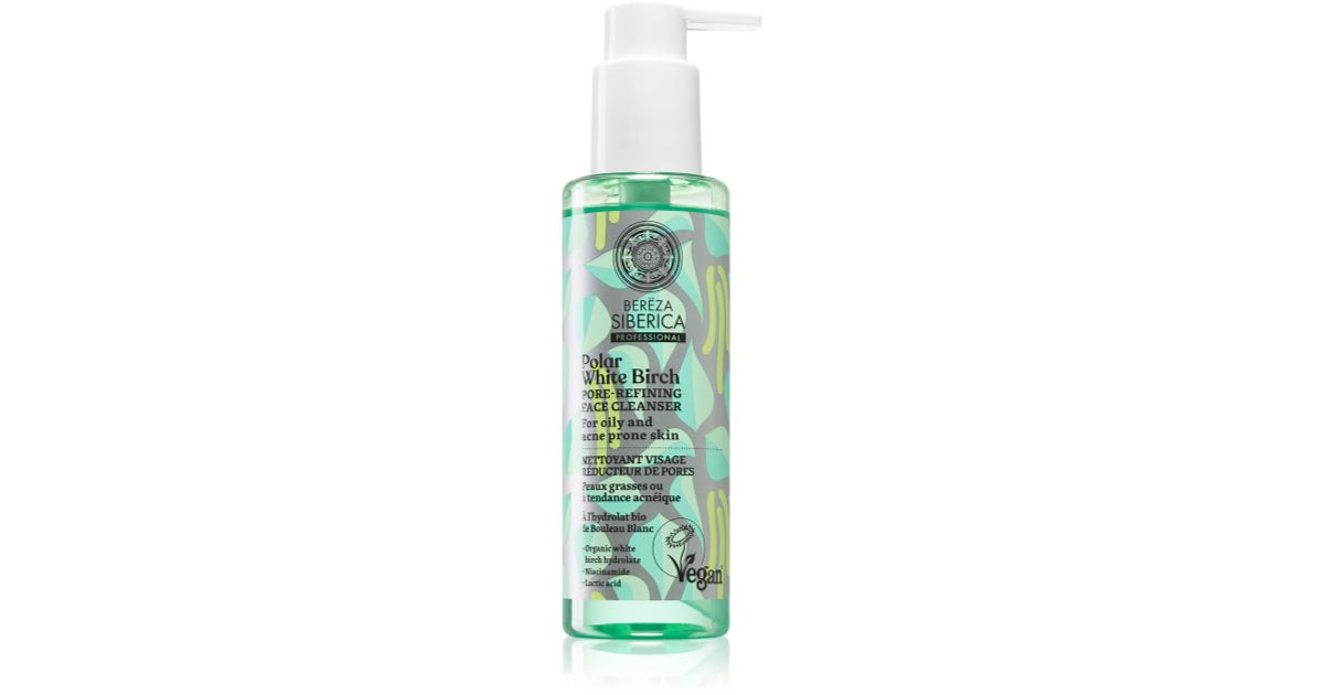 Natura Siberica Bereza Polar White Birch Limpiador Facial 145ml