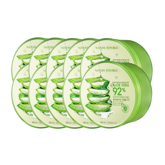 Wholesale NATURE REPUBLIC - Soothing & Moisture Aloe Vera 92% Soothing Gel 10ea Set | Carsha