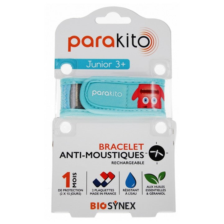 Braccialetto repellente per zanzare ricaricabile Parakito Junior 3+ Monsters