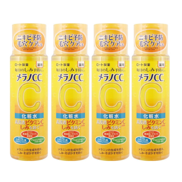 Rohto Mentholatum - Melano CC Brightening Lotion (Japan Version) - Normal - 170ml (4ea) Set