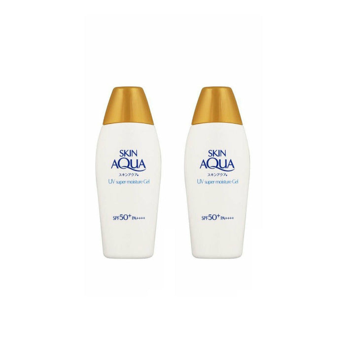 Wholesale Rohto Mentholatum Skin Aqua UV Super Moisture Gel Hydrating Sunscreen 2ea Set | Carsha