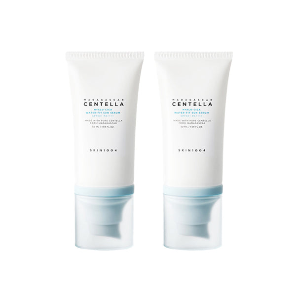 Wholesale SKIN1004 - Madagascar Centella Hyalu-Cica Water-Fit Sun Serum SPF50+ PA++++ Twin Pack - 50ml*2ea | Carsha