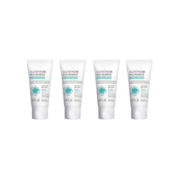 Wholesale APLB - Glutathione Niacinamide Sunscreen SFP50+ PA++++ - 40ml 4ea Set | Carsha
