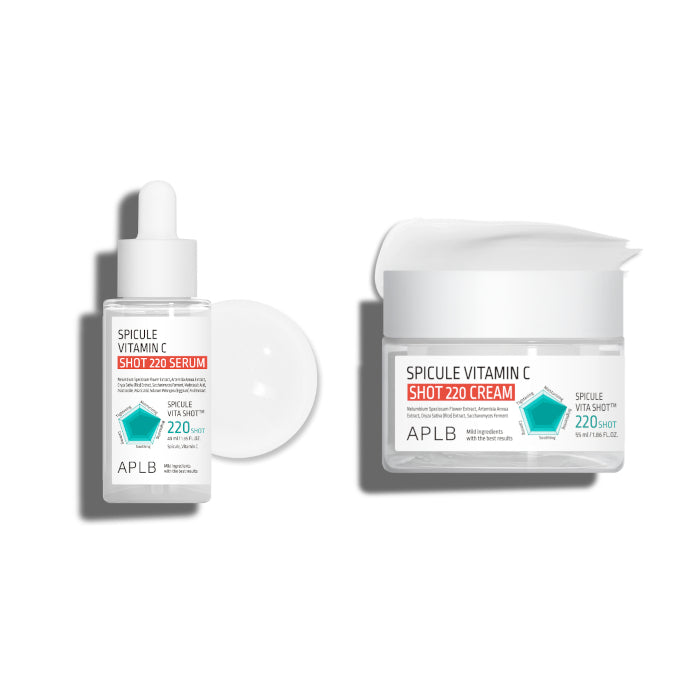 Wholesale APLB - Spicule Vitamin C Shot 220 Serum - 40ml 1ea X Cream - 55ml 1ea Set | Carsha