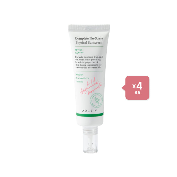 Wholesale DEAL AXIS-Y - Complete No Stress Physical Sunscreen SPF50+ PA++++ - 50ml 4ea Set | Carsha