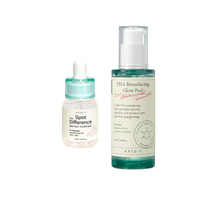 Wholesale DEAL AXIS-Y PHA Resurfacing Glow Peel X Spot The Difference Blemish Treatment | Carsha