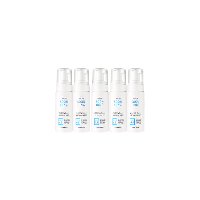 Wholesale DEAL ETUDE - Soon Jung pH 6.5 Whip Cleanser - 150ml 5ea set | Carsha